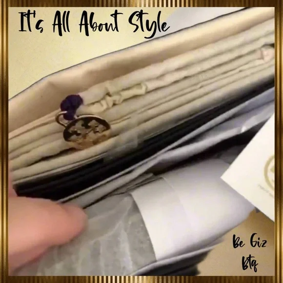 Tory Burch Authentic Kira Mixed Materials Embellished Unique Bag Limited Edition